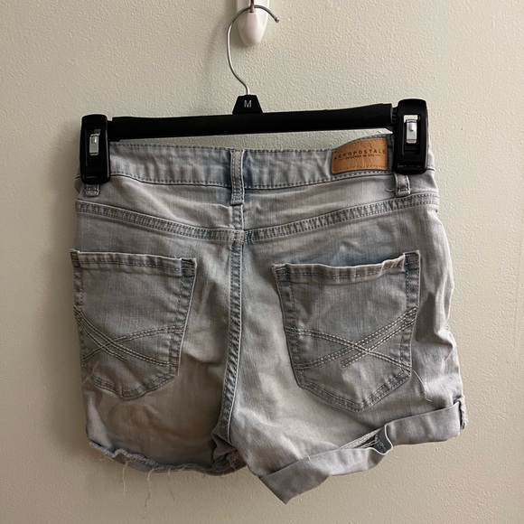 Aeropostale High Wasted MIDI Jean Shorts - Picture 2 of 4